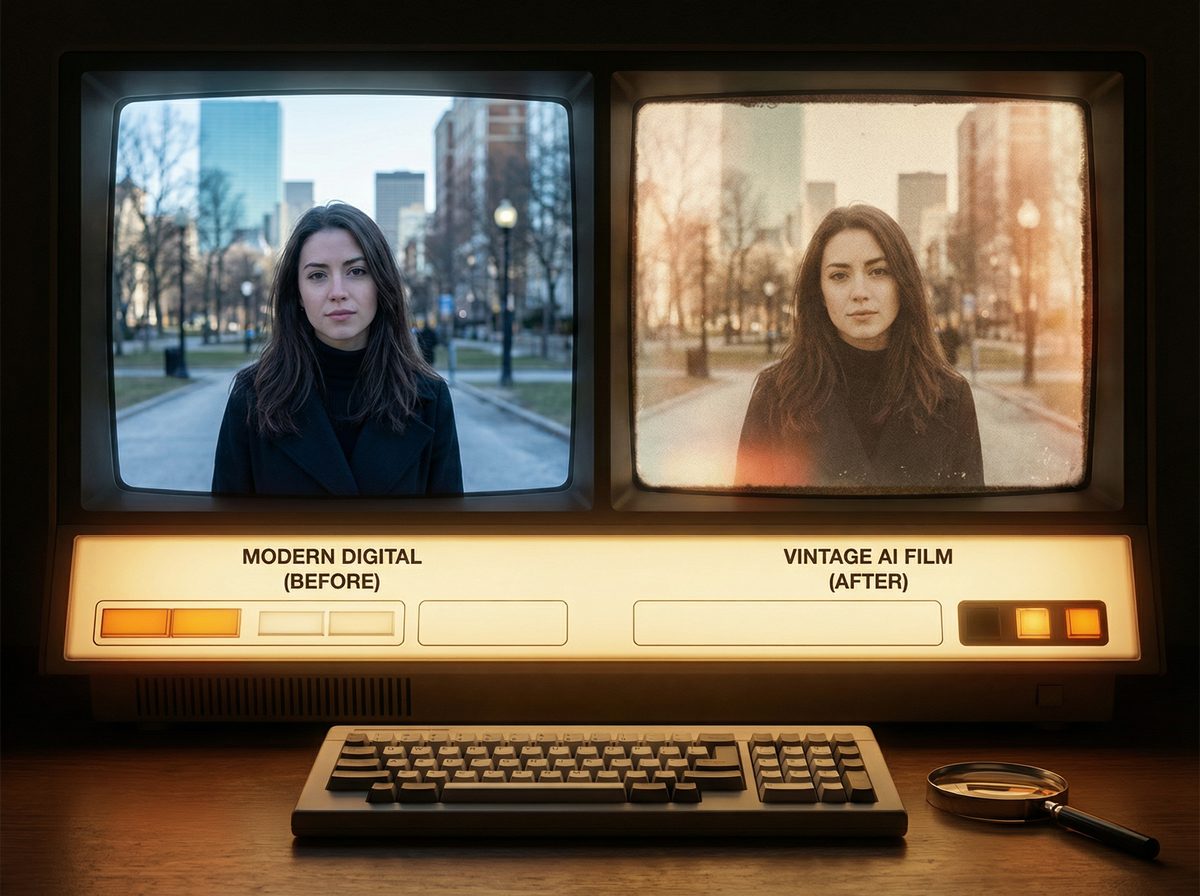 糖心Vlog AI滤镜视频演示 - Kodak Portra风格转换